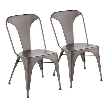 Austin Dining Chair In Antique, PK 2